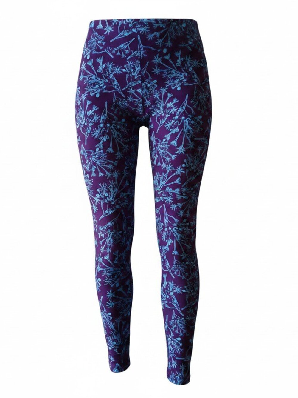 LuLaRoe buttery soft Leggings Purple/Blue Size Tall&Curvy
